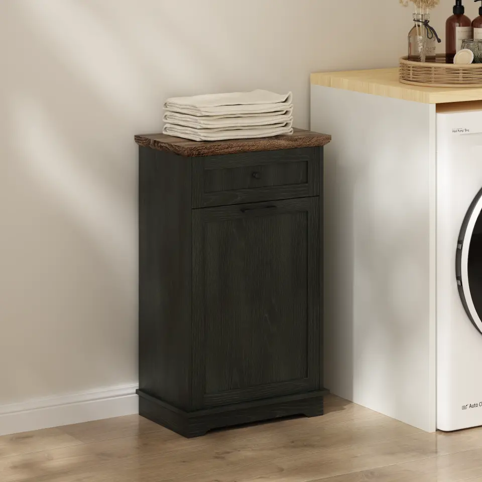 Freestanding Tilt-Out Ten-Gallon Concealed Trash Cabinet thumbnail 39