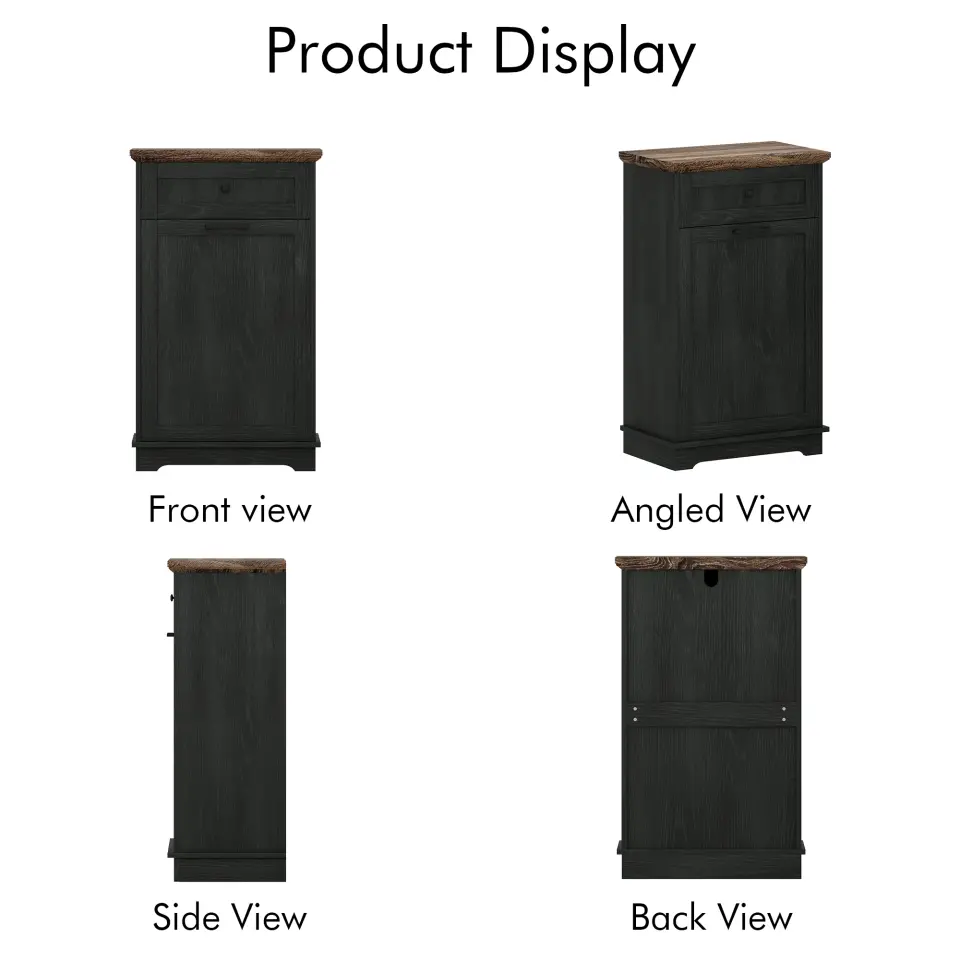 Freestanding Tilt-Out Ten-Gallon Concealed Trash Cabinet thumbnail 52
