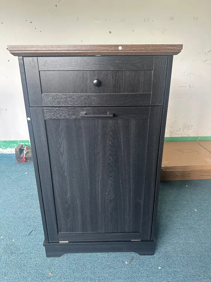 Freestanding Tilt-Out Ten-Gallon Concealed Trash Cabinet thumbnail 64