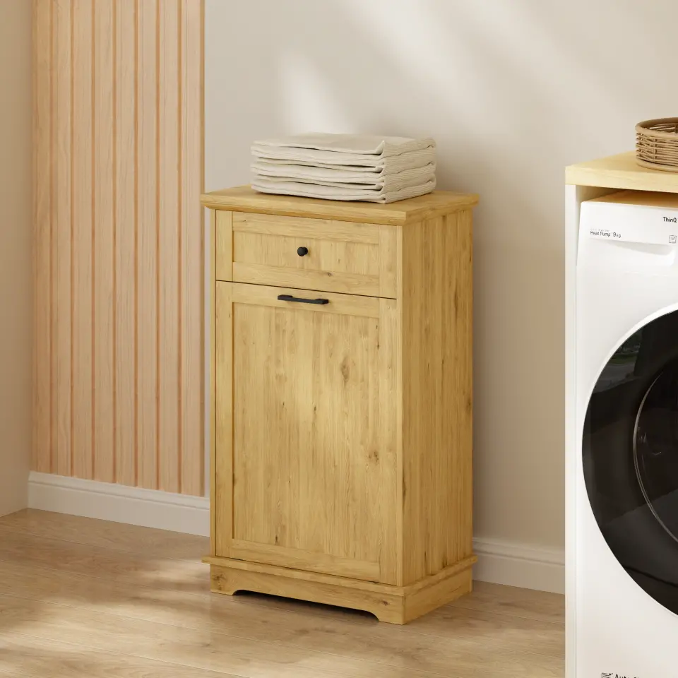 Freestanding Tilt-Out Ten-Gallon Concealed Trash Cabinet thumbnail 69