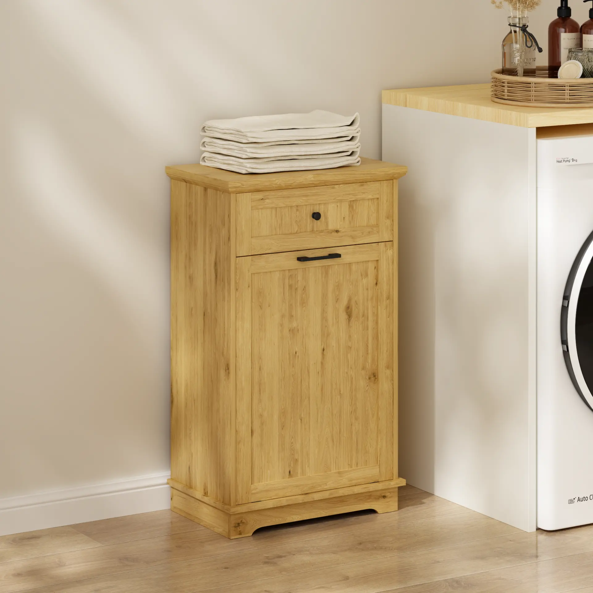 Freestanding Tilt-Out Ten-Gallon Concealed Trash Cabinet - view 71