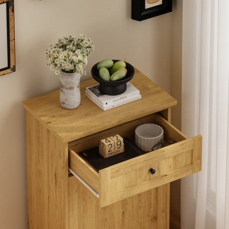 Freestanding Tilt-Out Ten-Gallon Concealed Trash Cabinet thumbnail 75