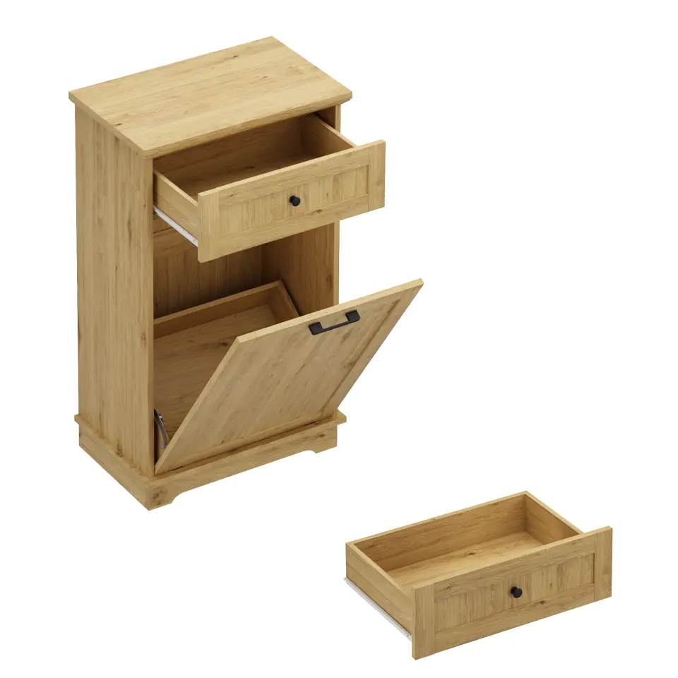 Freestanding Tilt-Out Ten-Gallon Concealed Trash Cabinet thumbnail 89