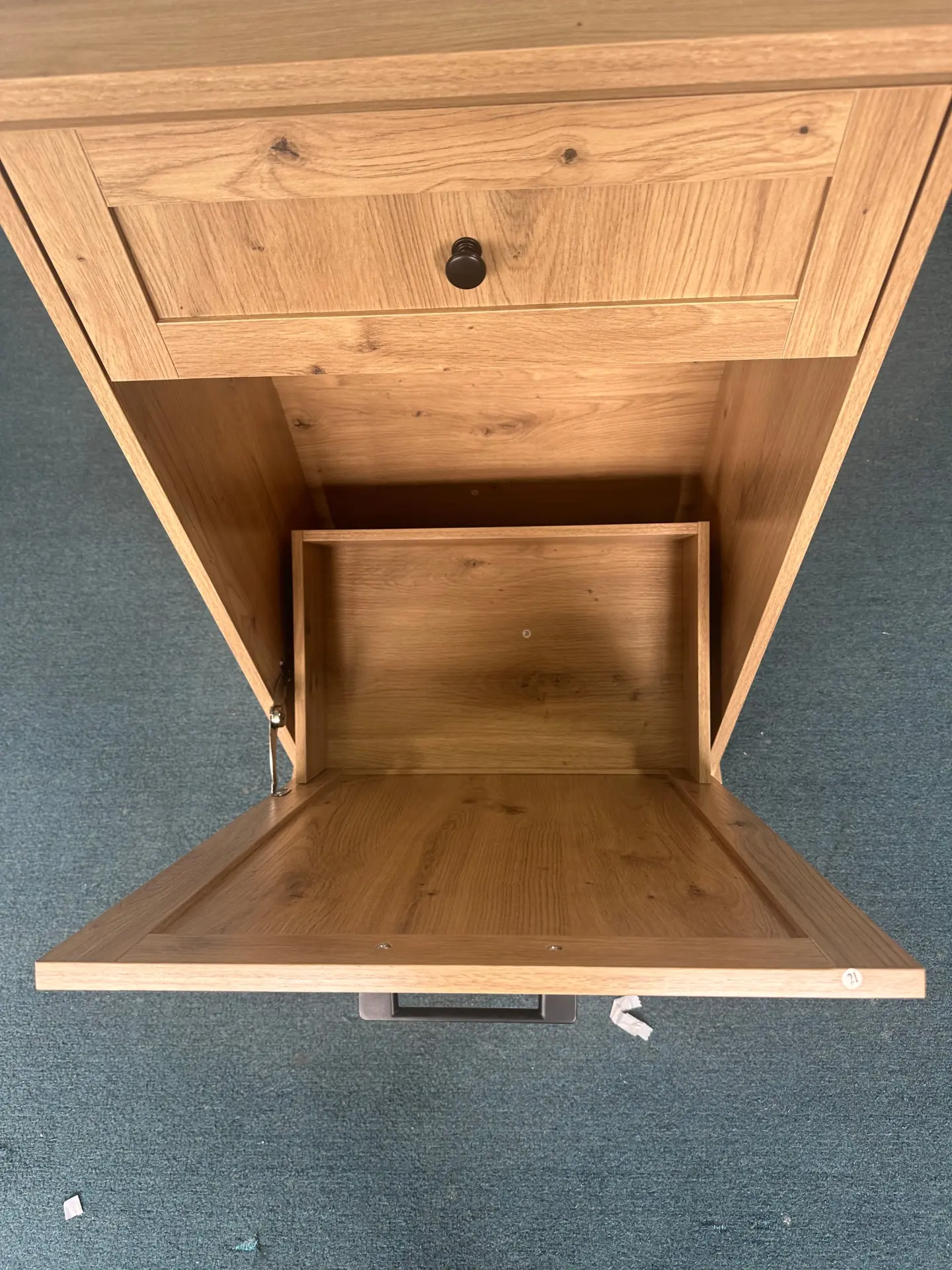 Freestanding Tilt-Out Ten-Gallon Concealed Trash Cabinet - view 94