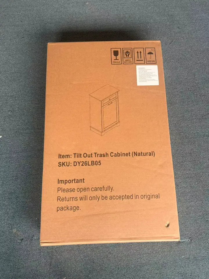 Freestanding Tilt-Out Ten-Gallon Concealed Trash Cabinet thumbnail 100