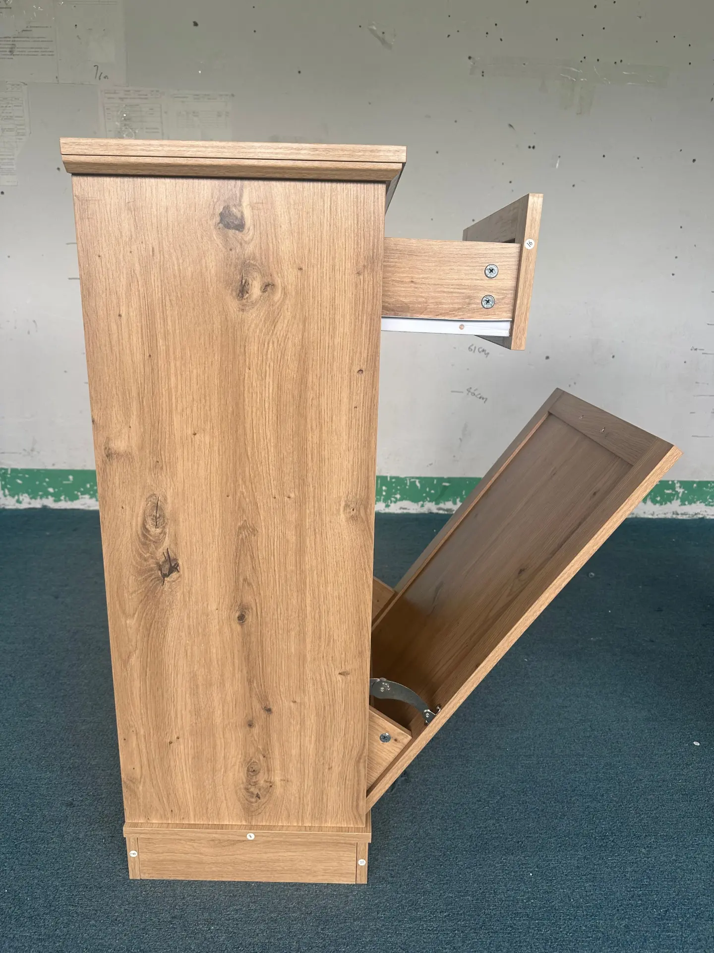 Freestanding Tilt-Out Ten-Gallon Concealed Trash Cabinet - view 102