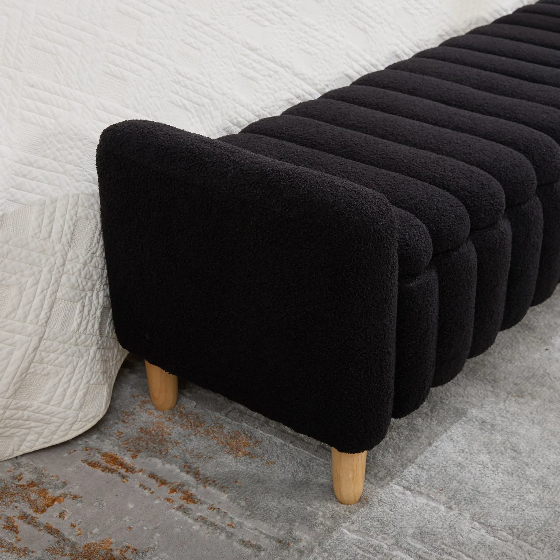 Teddy Upholstered Flip-Top Storage Entryway Bench - view 11