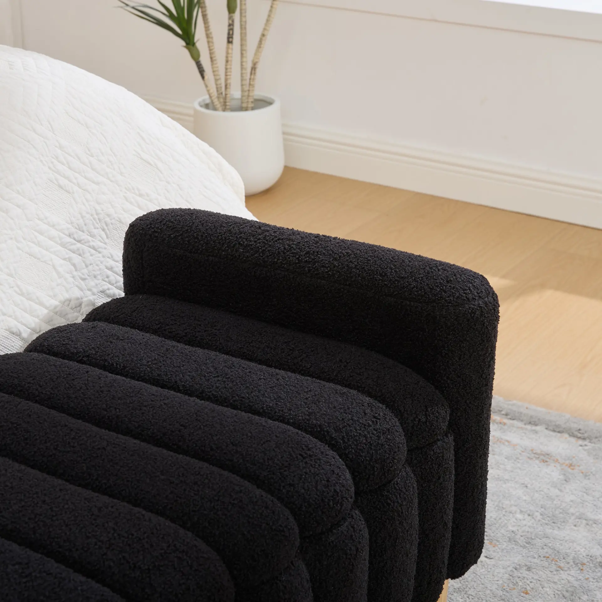 Teddy Upholstered Flip-Top Storage Entryway Bench - view 12