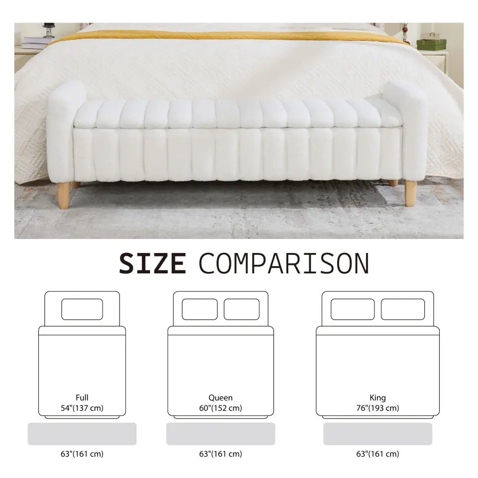 Teddy Upholstered Flip-Top Storage Entryway Bench thumbnail 16