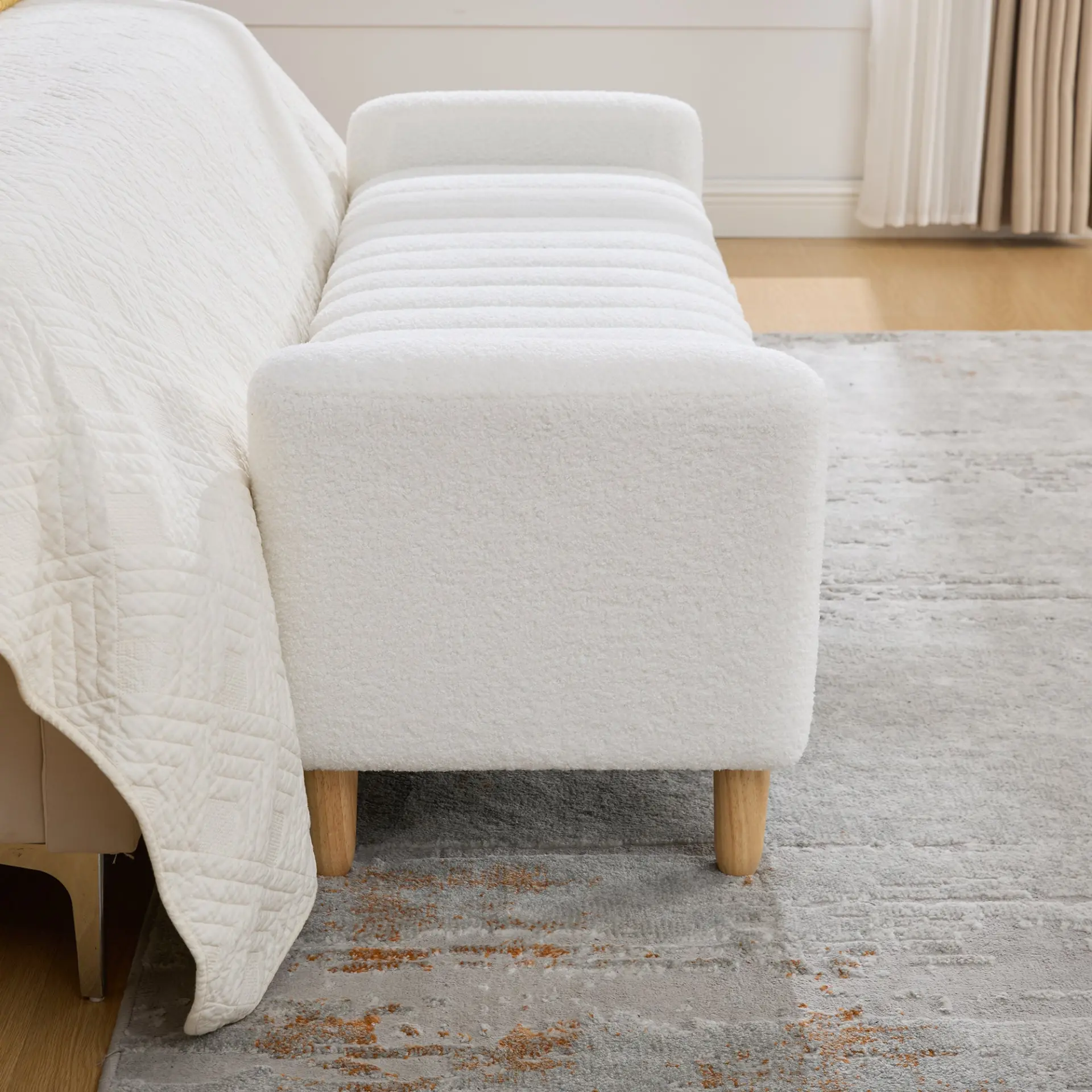 Teddy Upholstered Flip-Top Storage Entryway Bench - view 17