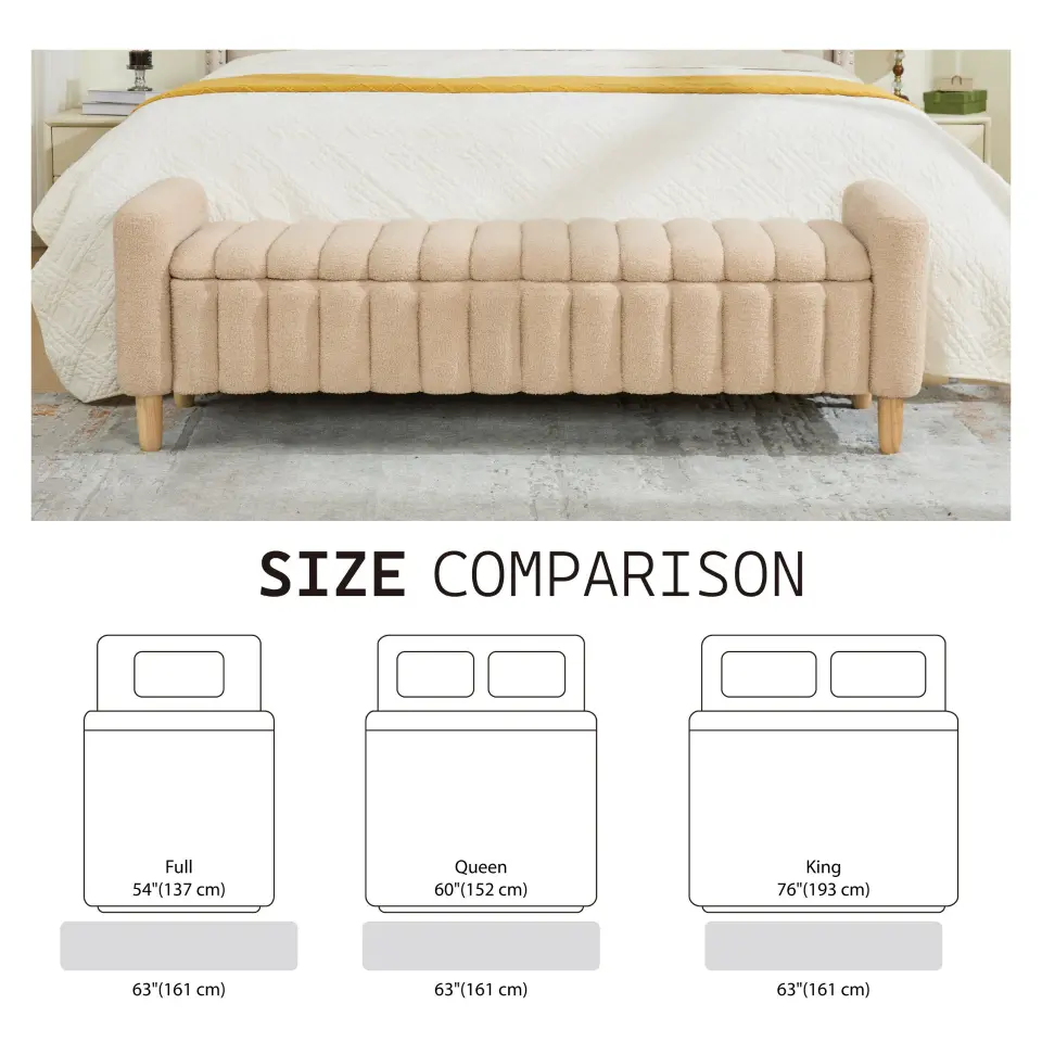 Teddy Upholstered Flip-Top Storage Entryway Bench thumbnail 27