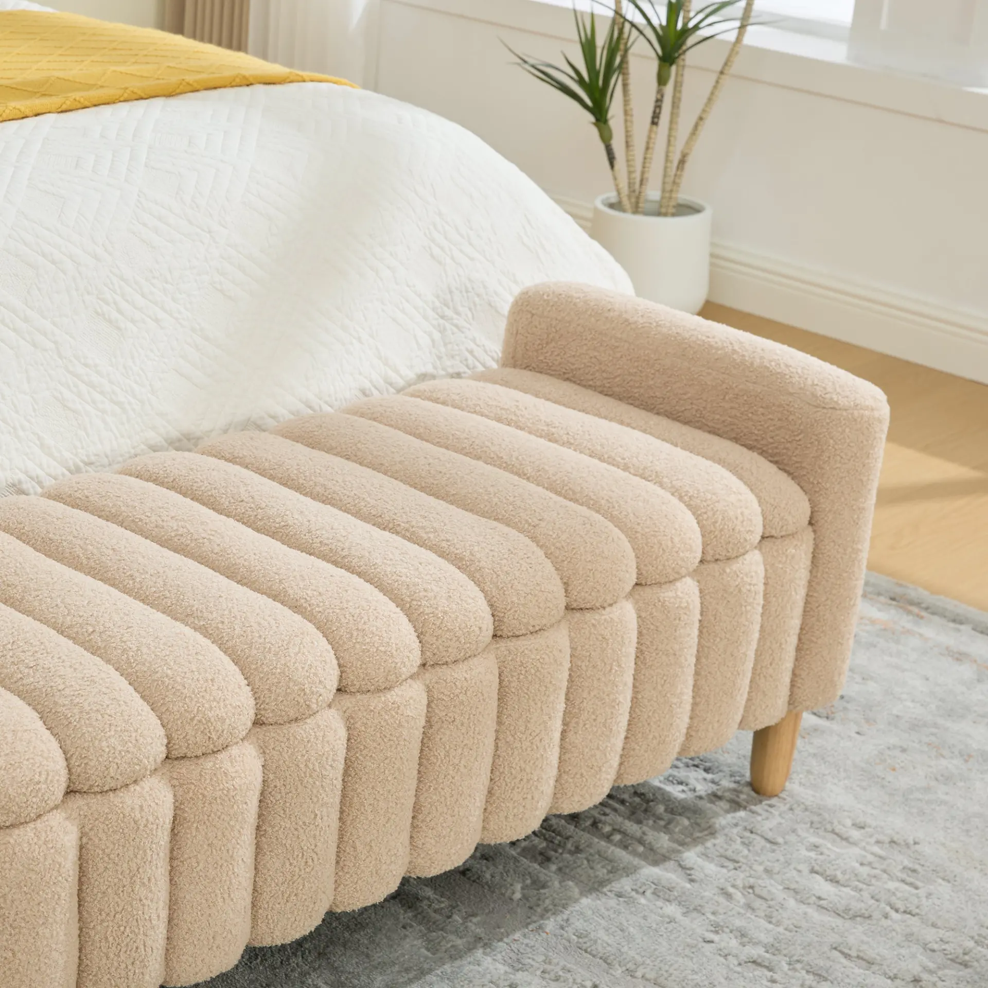 Teddy Upholstered Flip-Top Storage Entryway Bench - view 31