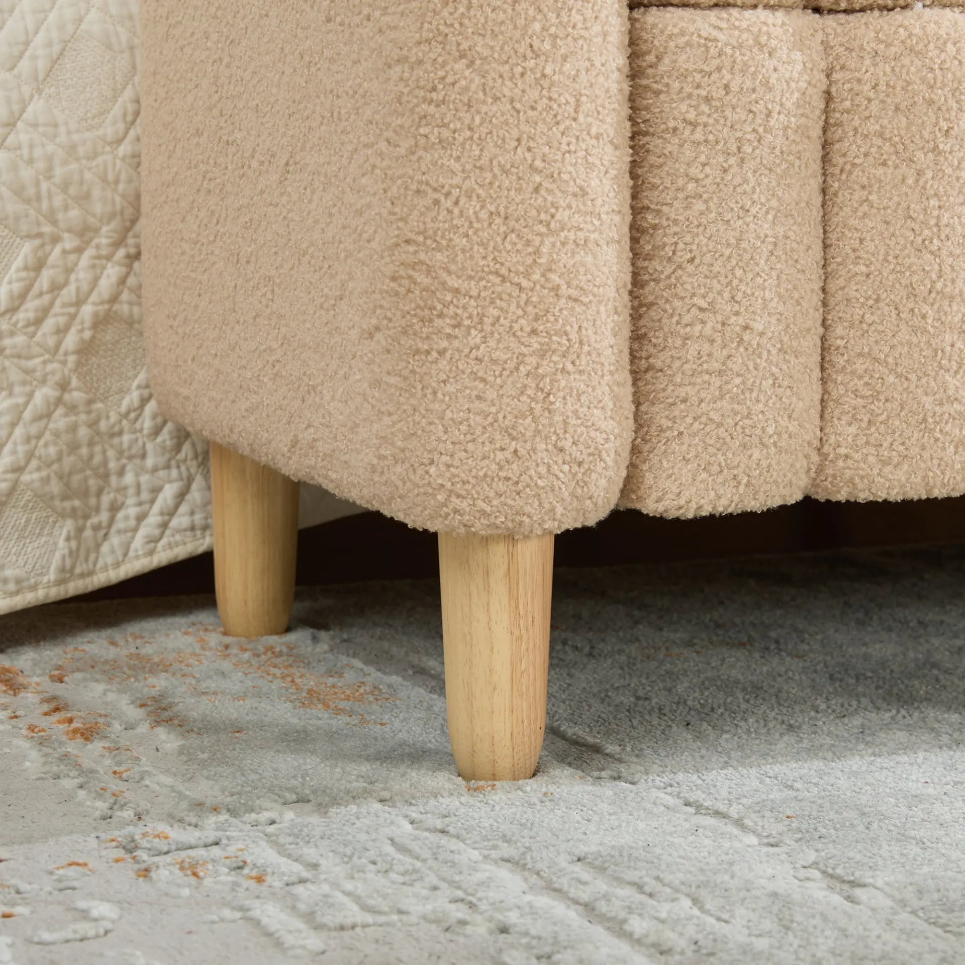 Teddy Upholstered Flip-Top Storage Entryway Bench - view 32