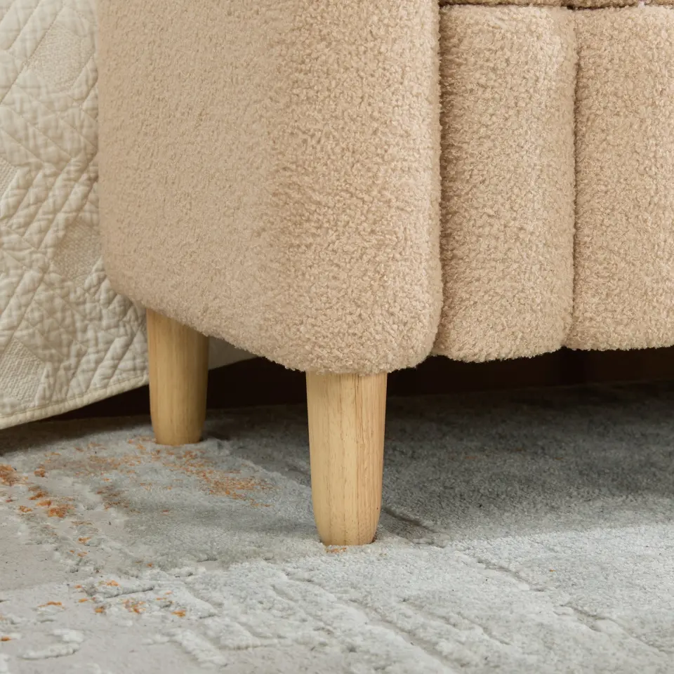 Teddy Upholstered Flip-Top Storage Entryway Bench thumbnail 32