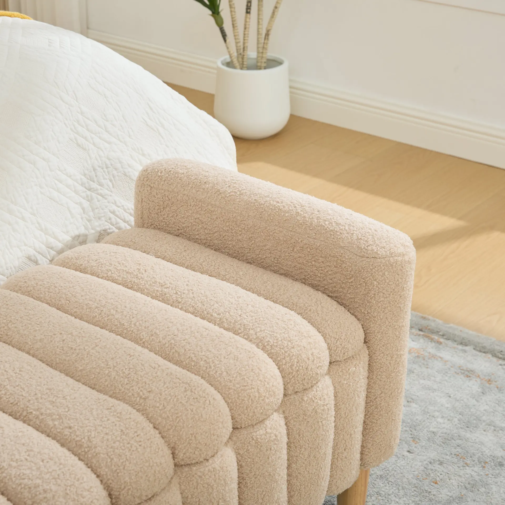 Teddy Upholstered Flip-Top Storage Entryway Bench - view 33