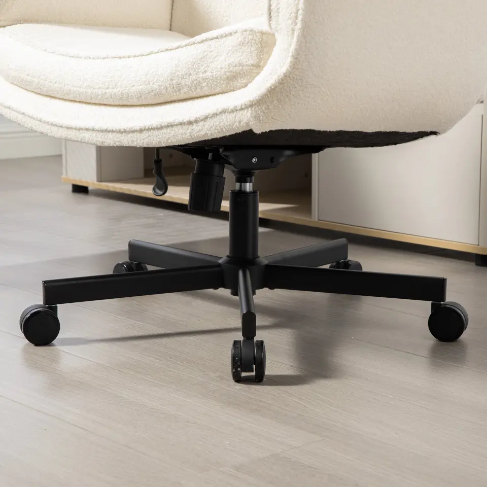 Ergonomic High-Back Swivel Office Chair with Headrest thumbnail 14