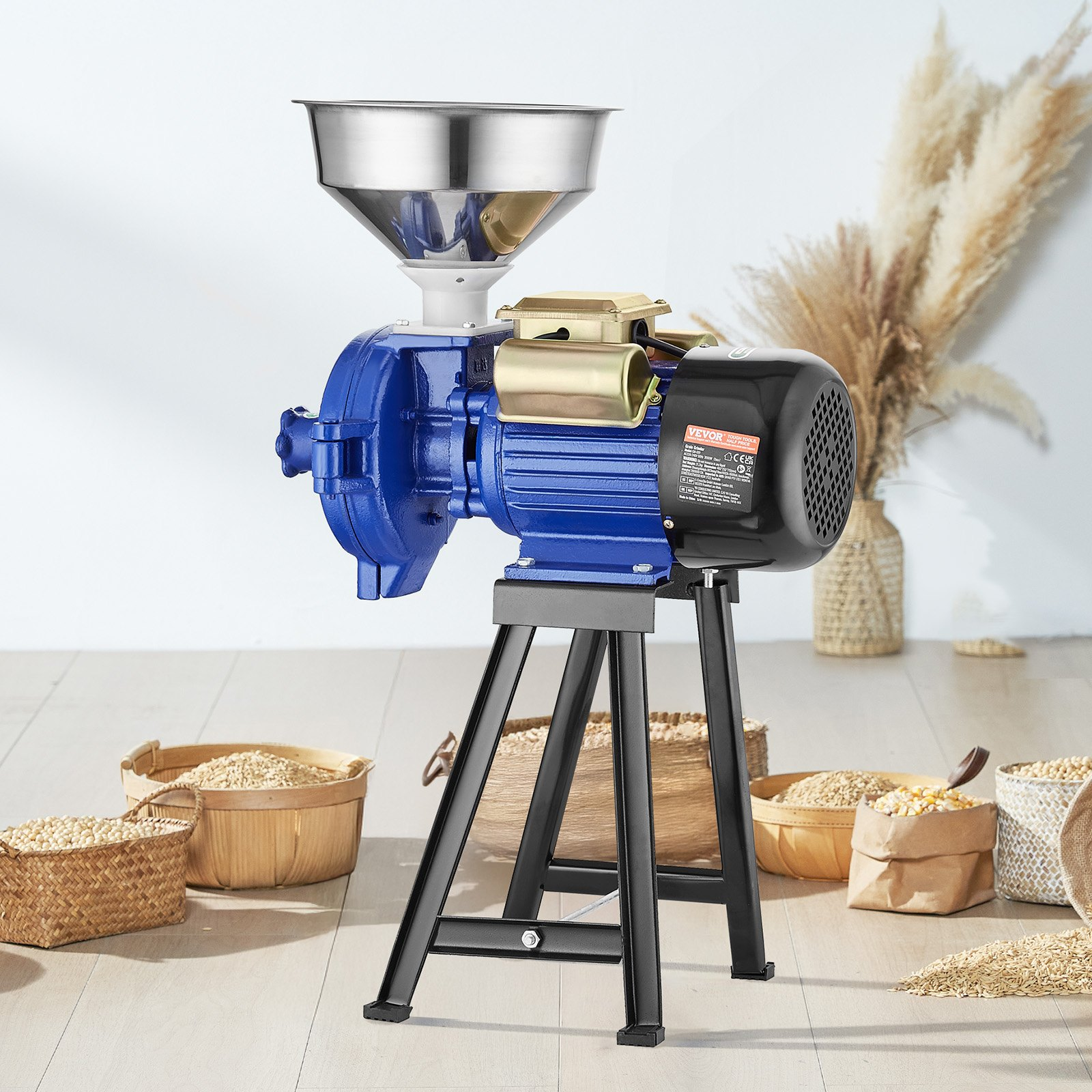 Electric Grain Mill Grinder, 3000W Spice Grinders, Dry Grinder