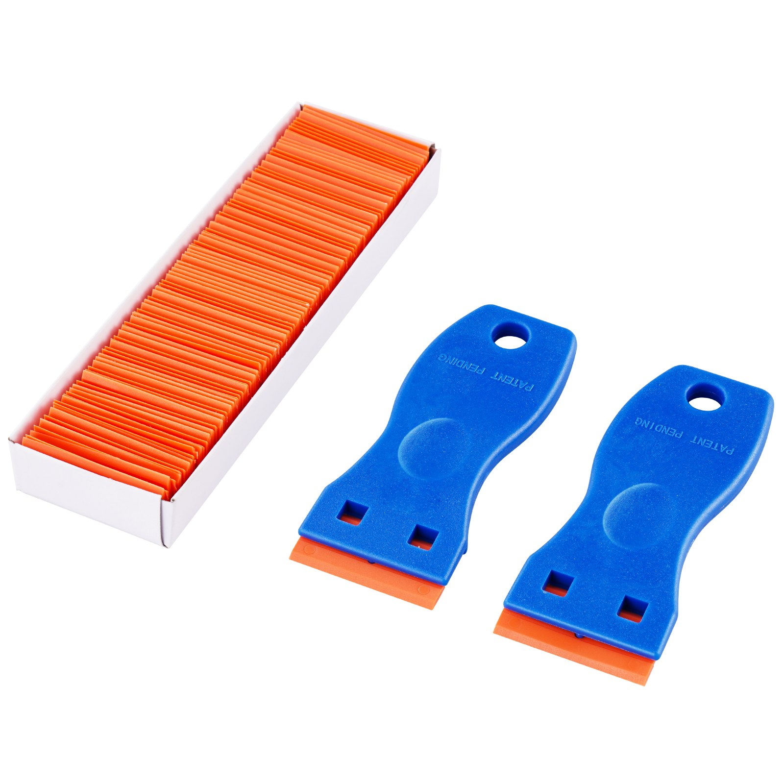 Raspador de cuchillas de afeitar de plástico VEVOR 2 PIEZAS herramienta rascadora 120 piezas cuchillas de plástico POM - Imagen 8 de 10