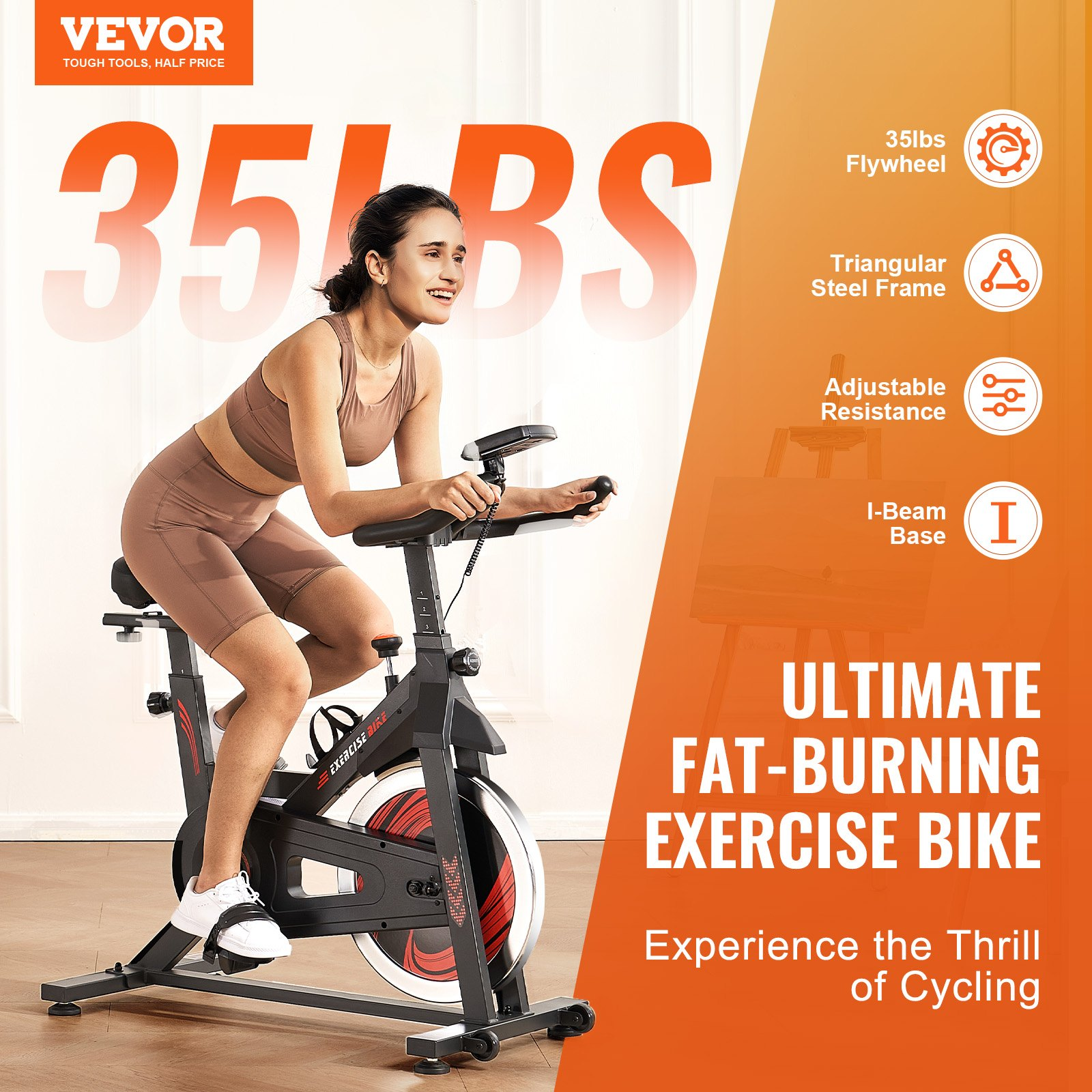 stationary bicycle for weight loss Exercise Bike Magnetic Resistance Stationary Bike Indoor Cycling Bike
