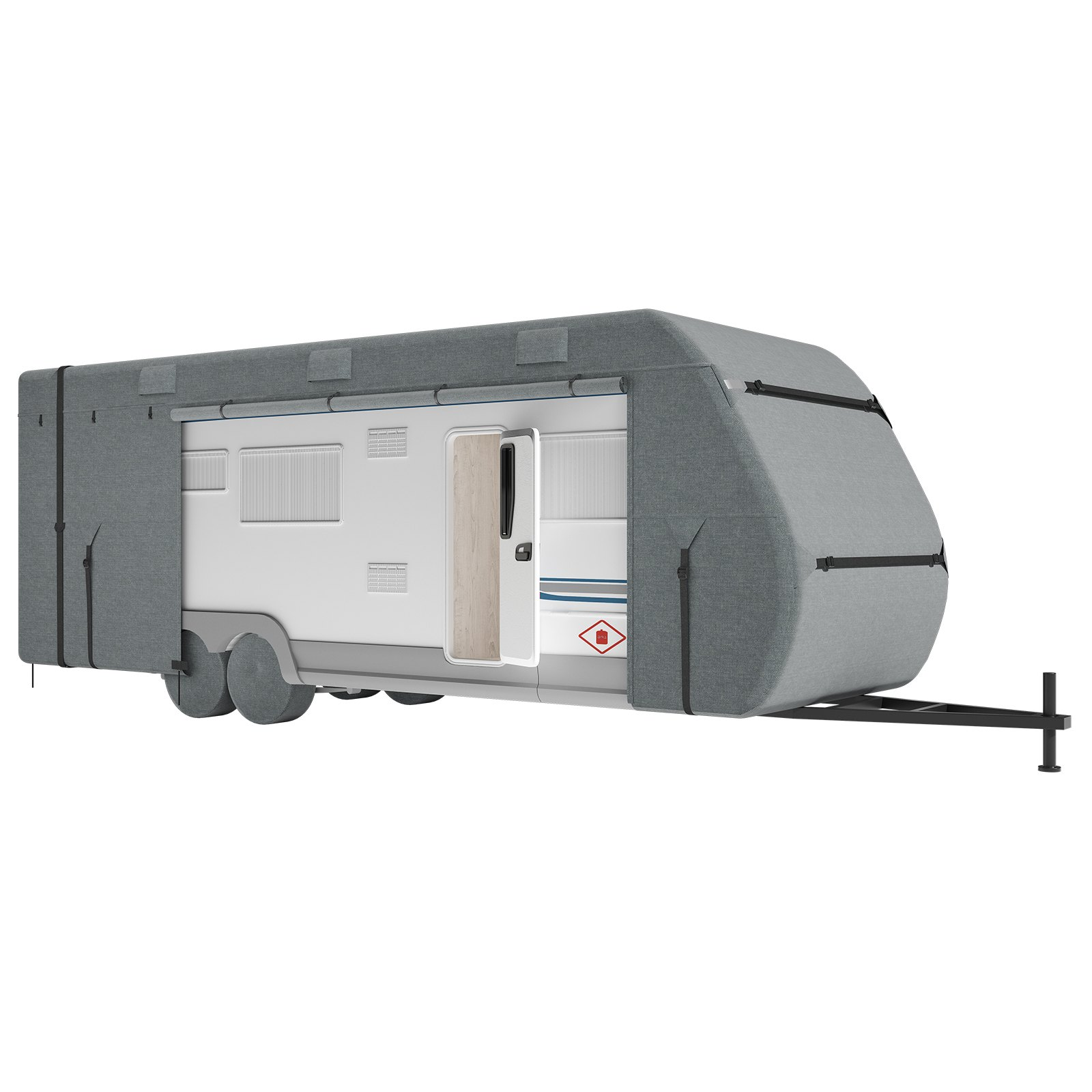 Trailer Travel RV Cover 28-31 ft Class A Camper Cover 300D Oxford Fabric - Picture 10 of 10