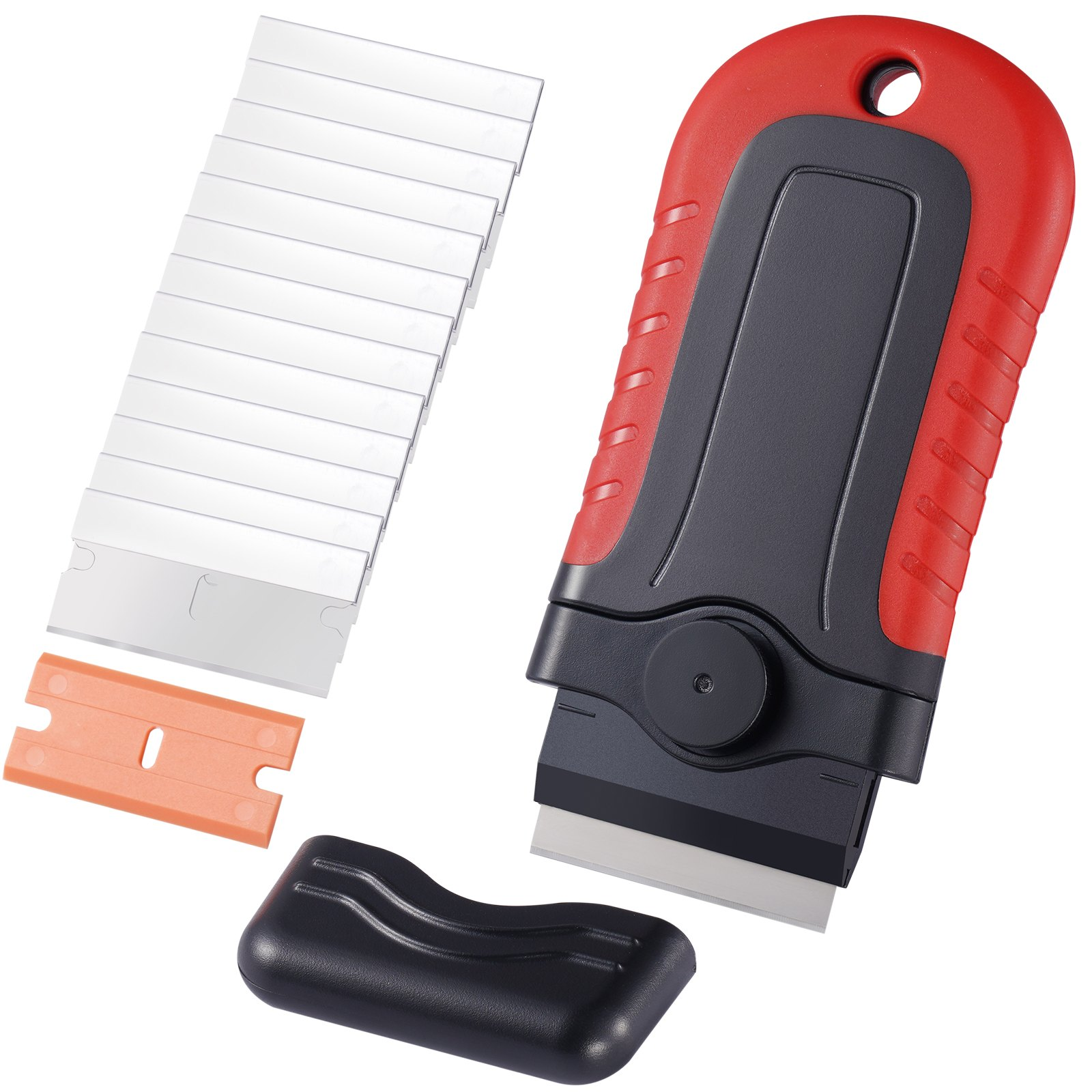 VEVOR Razor Blade Scraper Locking Scraper Tool 15 Extra Blades with Security Cap - Picture 10 of 10