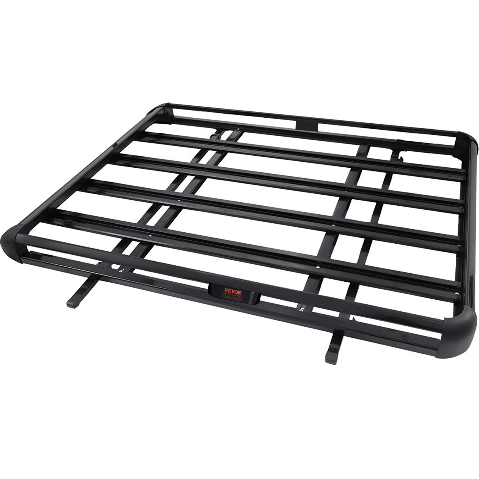 Black Aluminium Roof Rack Basket Tray Luggage Cargo Carrier with Bars XL-B