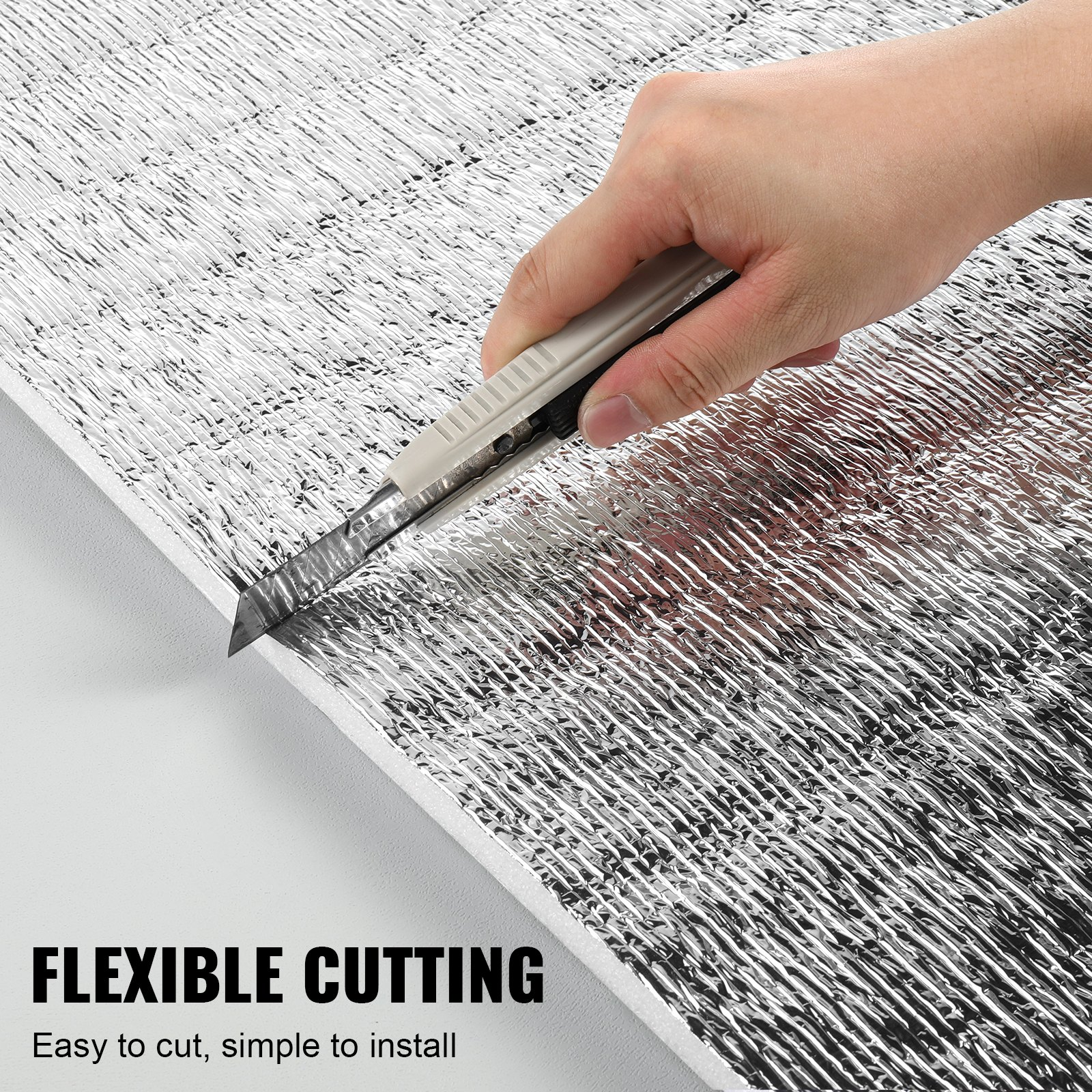 Double Reflective Insulation Roll, Thermal Insulation Roll for Window RV Roof