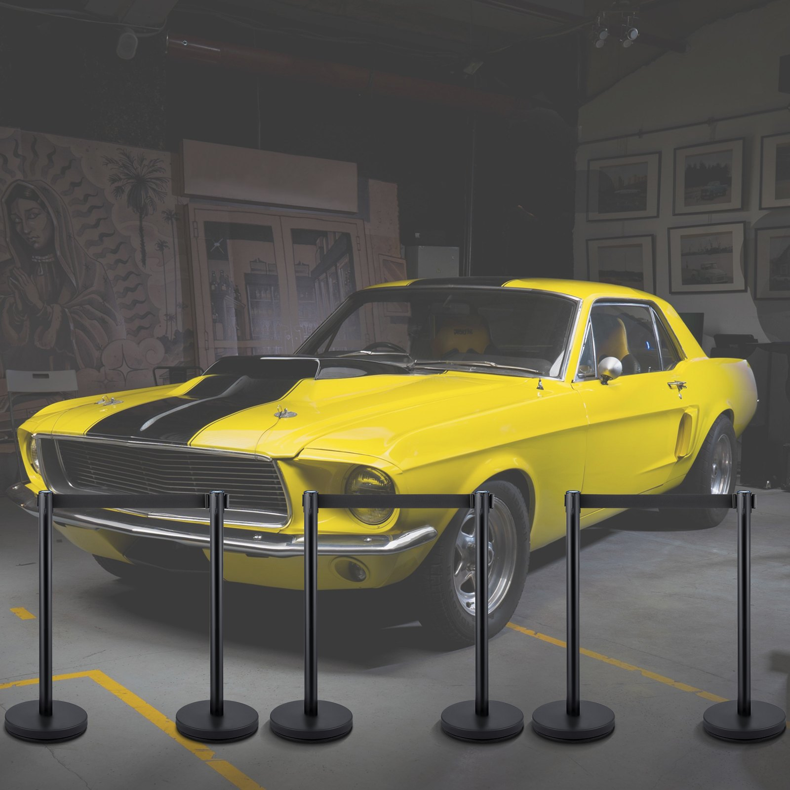 Crowd Control Stanchions, Easy Assembly