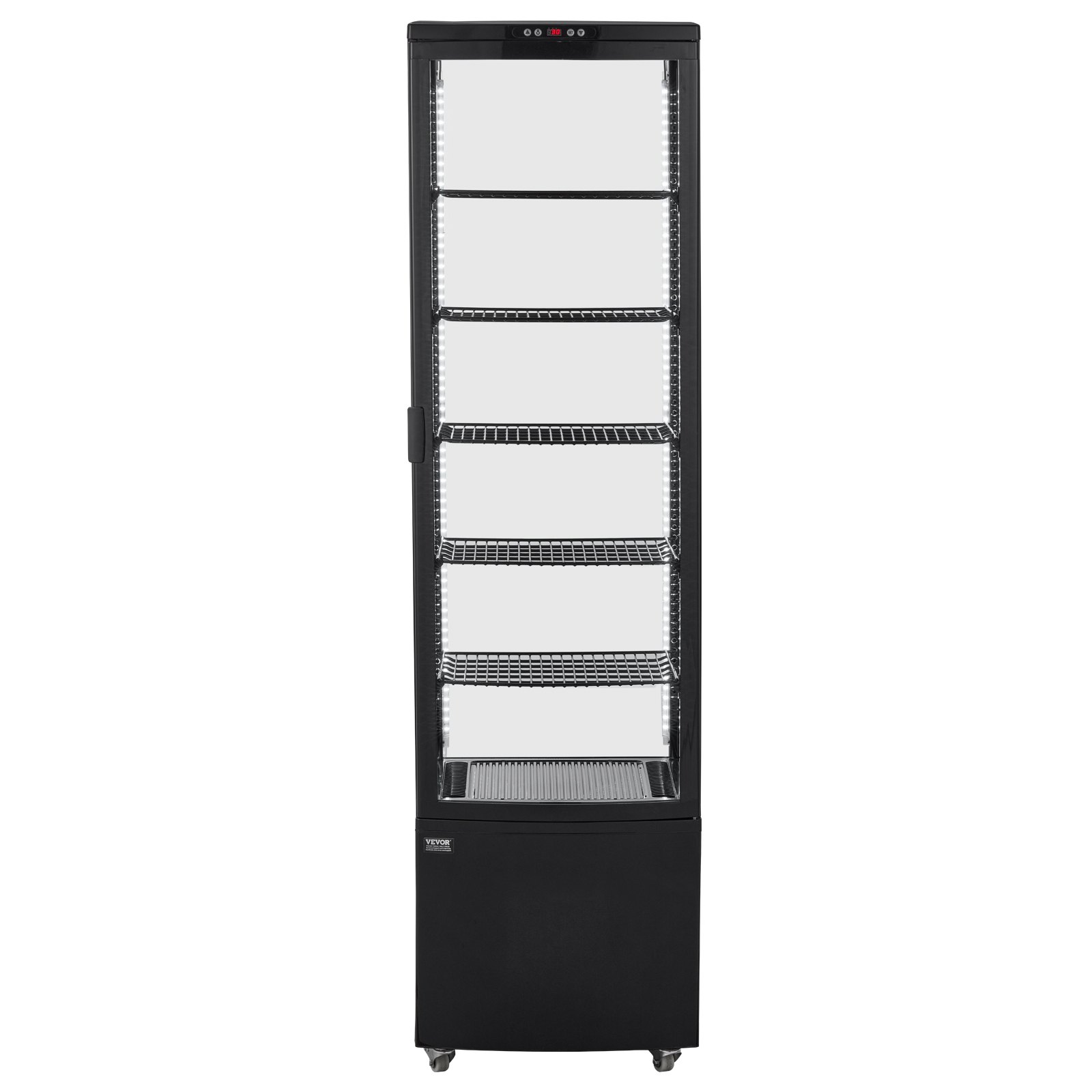 Refrigerated Display Case 9.8 Cu Ft 5 Tier Commercial Pastry Cooler