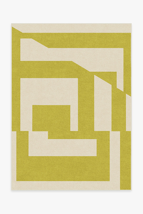 Moden Chartreuse Tufted Rug