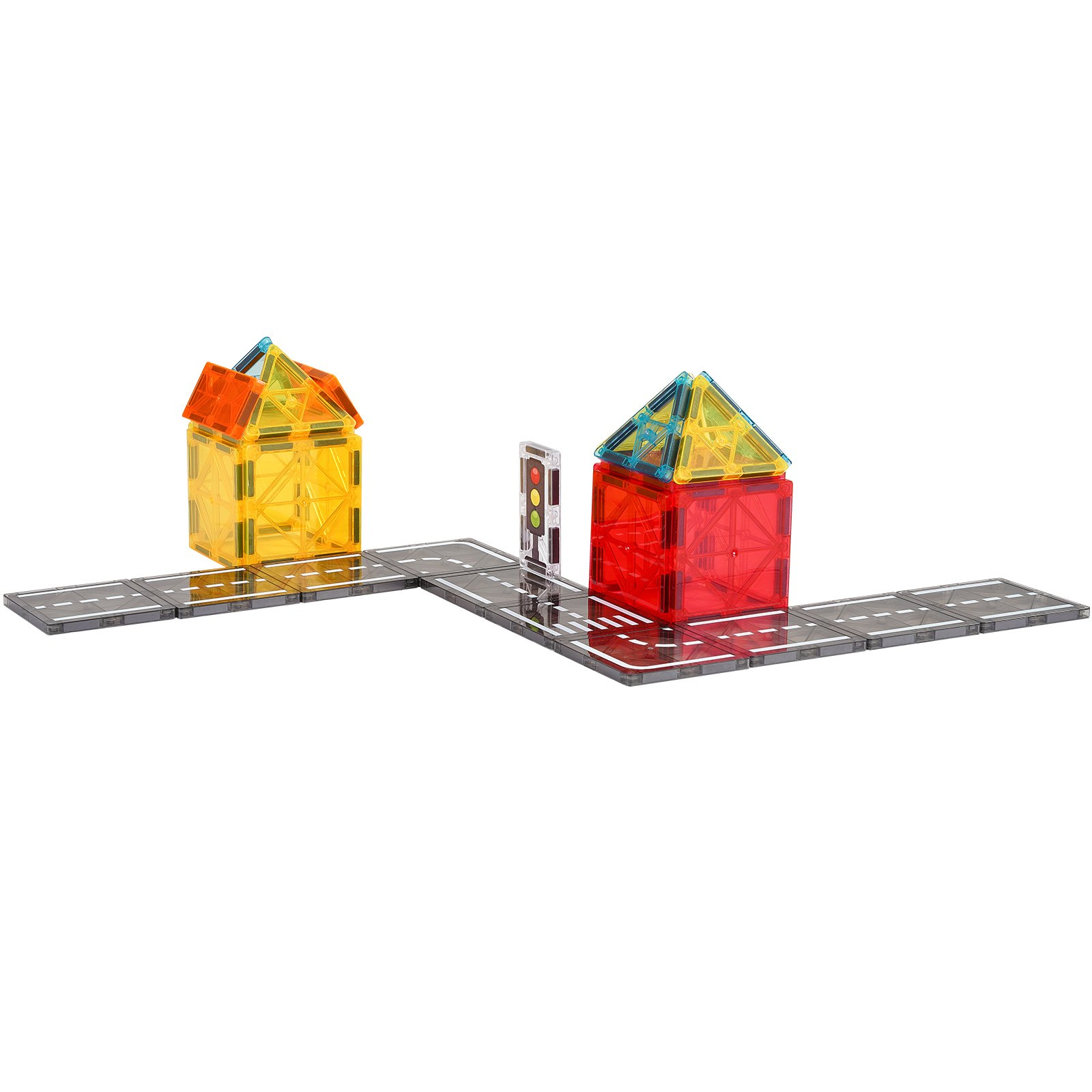 Magnetfliesen Magnet Bauspielzeug 56 Stück Magnetblöcke für Kinder 3D Set - Bild 10 von 10