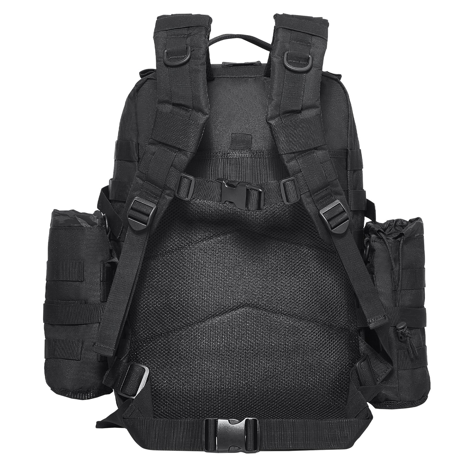 Taktischer Rucksack 45L Militärrucksack mit Molle Modus & 3 Fächern, Militär - Bild 10 von 10