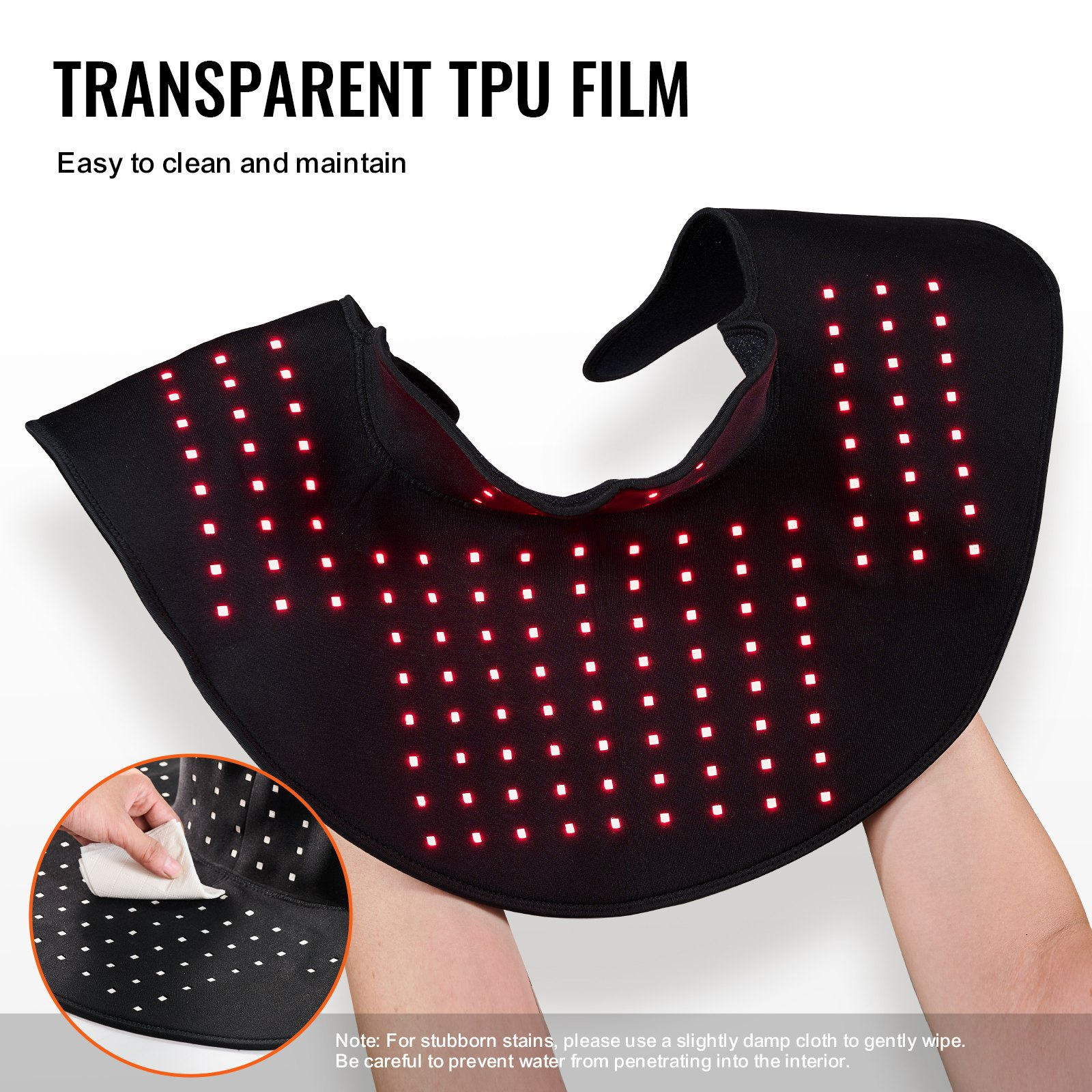 Terapia de luz roja para hombro cuello 660 y 850 nm almohadilla de terapia de luz portátil - Imagen 5 de 10