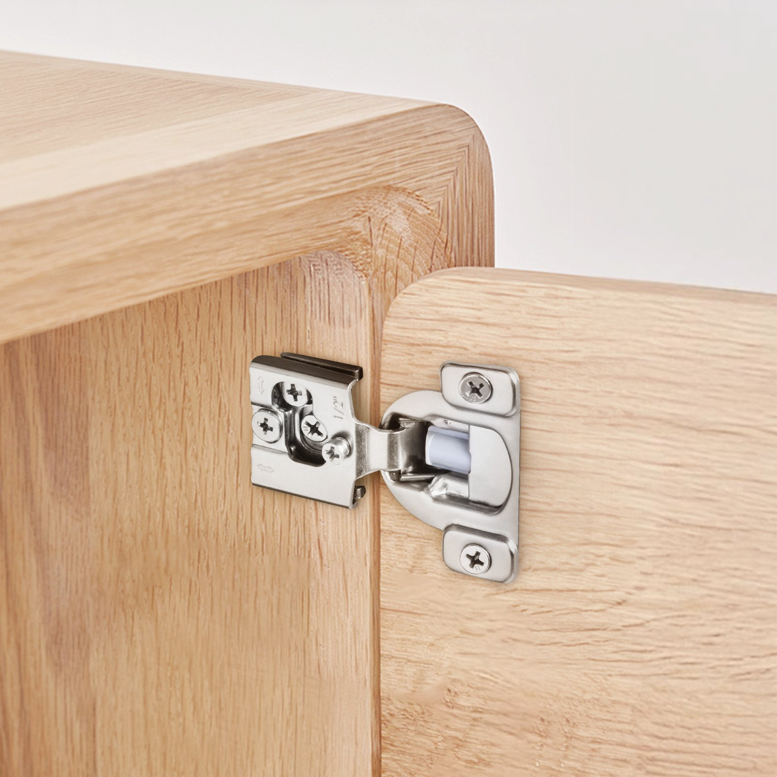 Cabinet Door Hinges 30 Packs Partial Overlay Soft Close for Framed Type
