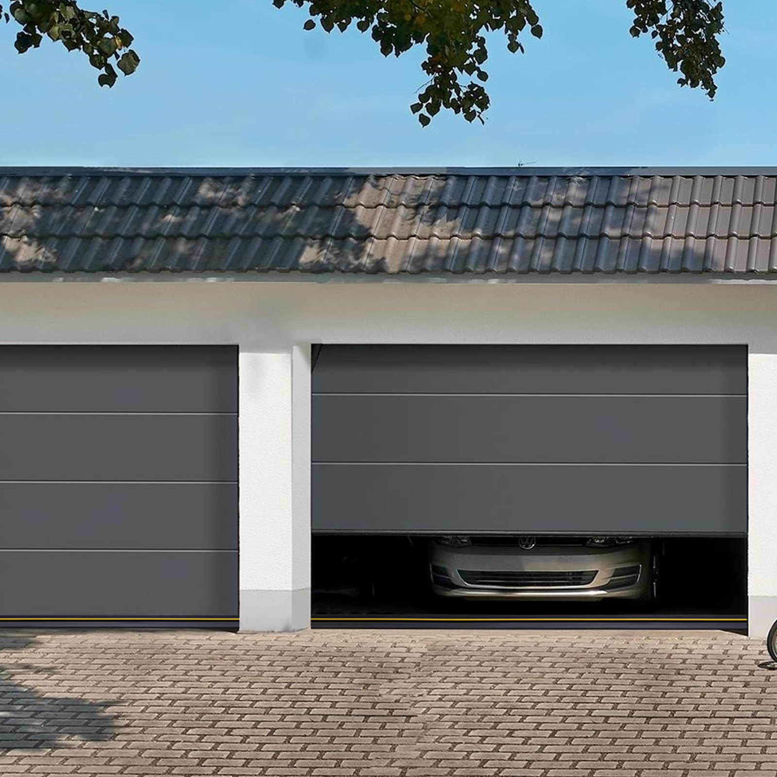 Garage Door Threshold Seal Strip, Black
