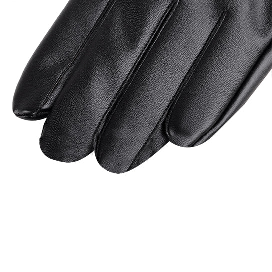 Autumn Warmth Stylish Vegan Leather Touch Smart Gloves - Picture 15 of 18