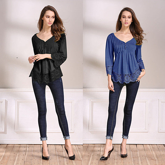 Explora Tops In Pretty Pintucks And Breezy Lace Details - Picture 4 of 11