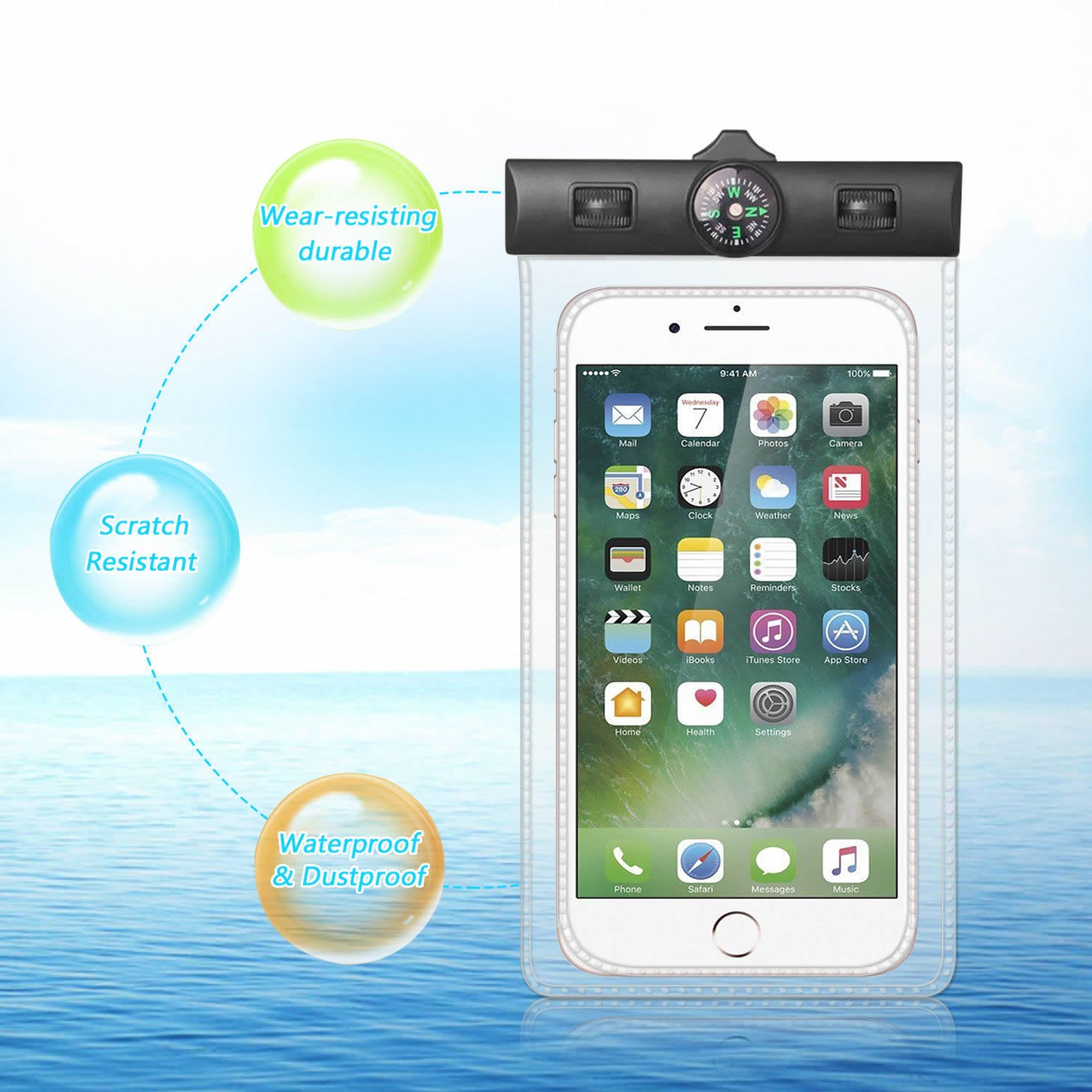AQUA POUCH - Waterproof Pouch for your Smartphone and your Essentials - Picture 8 of 19