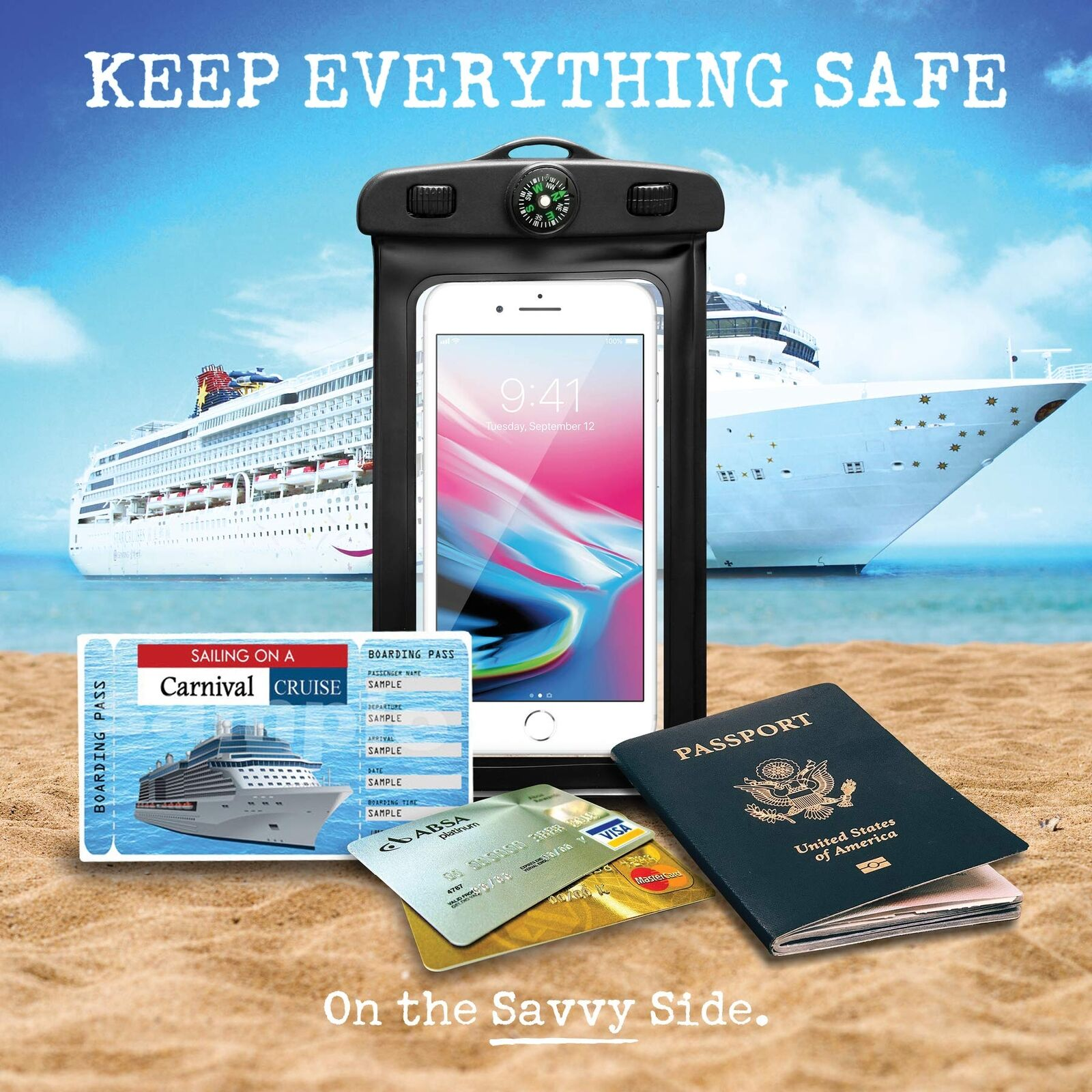 AQUA POUCH - Waterproof Pouch for your Smartphone and your Essentials - Picture 11 of 19