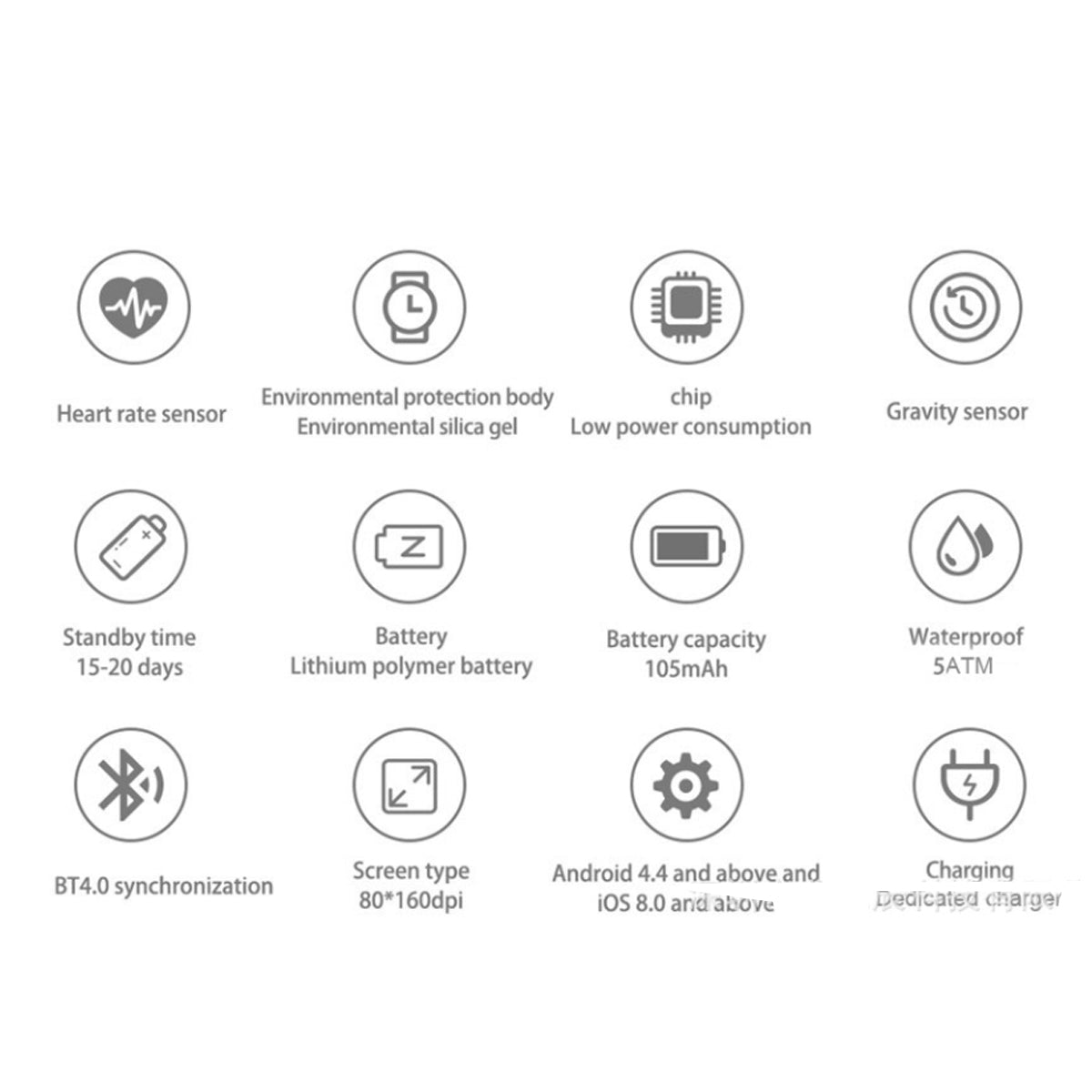 Alista Rugged Unisex Smart Watch - Picture 10 of 26