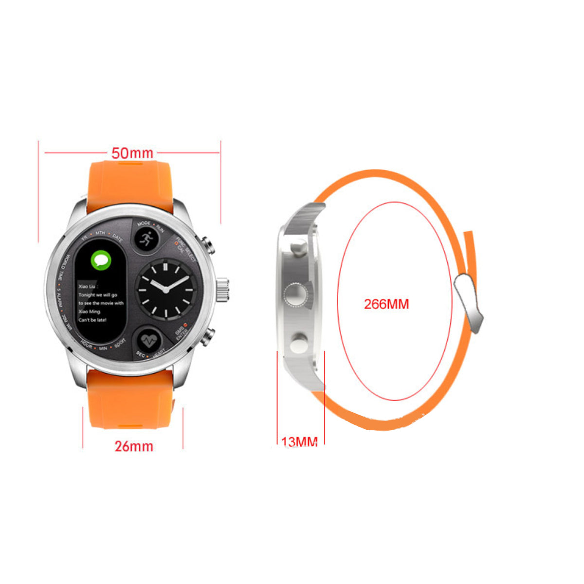 Alista Rugged Unisex Smart Watch - Picture 11 of 26