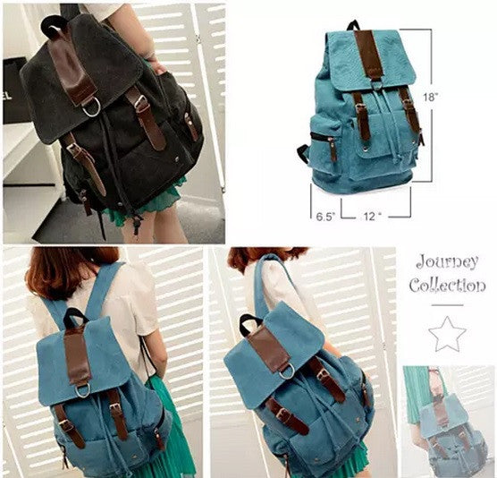 Mochila de lona Back To Campus en 4 colores - Imagen 11 de 14