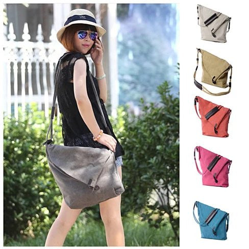 LEISURELY Foldover Crossbody Bag In 6 Colors - Picture 6 of 12