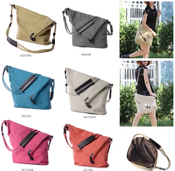 LEISURELY Foldover Crossbody Bag In 6 Colors - Picture 7 of 12