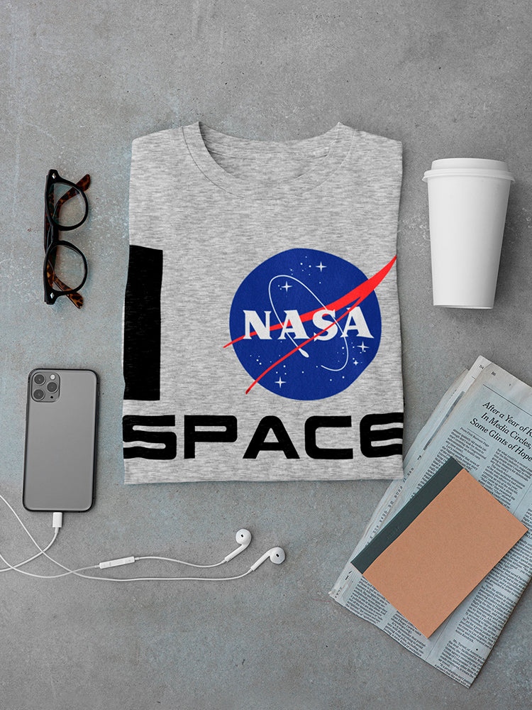 I Love Space NASA Logo Graphic Men's T-shirt - Imagen 3 de 9