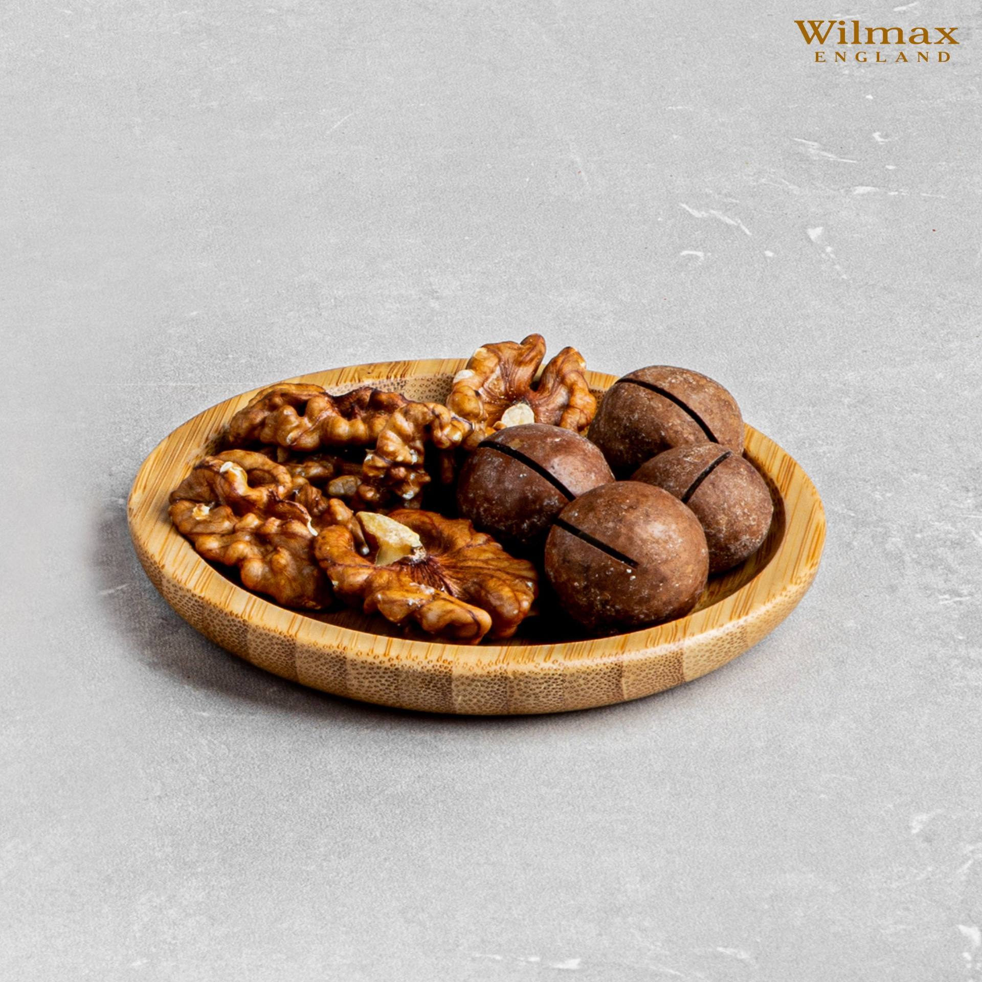 Bamboo Round Plate 4" inch | For Appetizers - Imagen 11 de 12