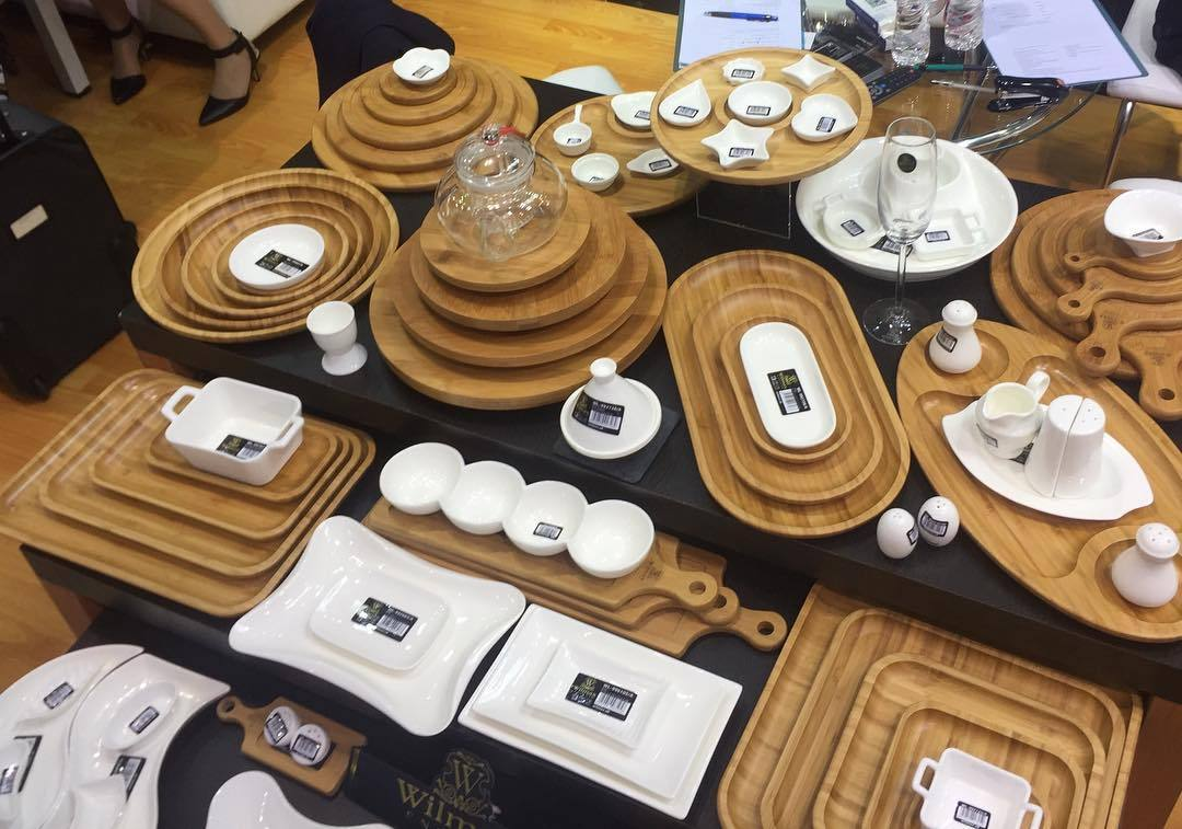 Bamboo Round Plate 4" inch | For Appetizers - Imagen 4 de 12