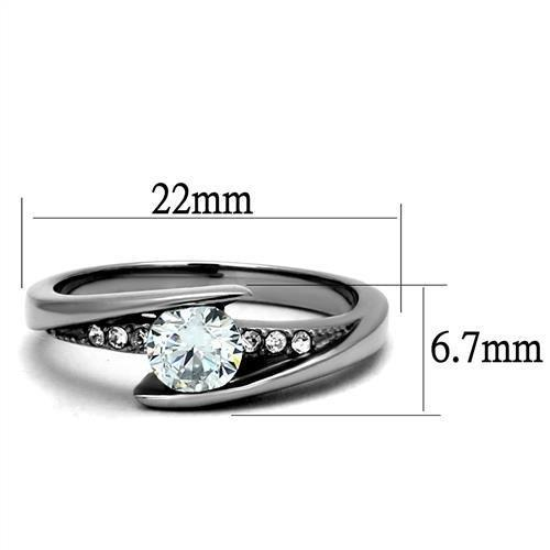 TK2833 - High polished (no plating) Stainless Steel Ring TK2833 - High polished (no plating) Stainless Steel Ring