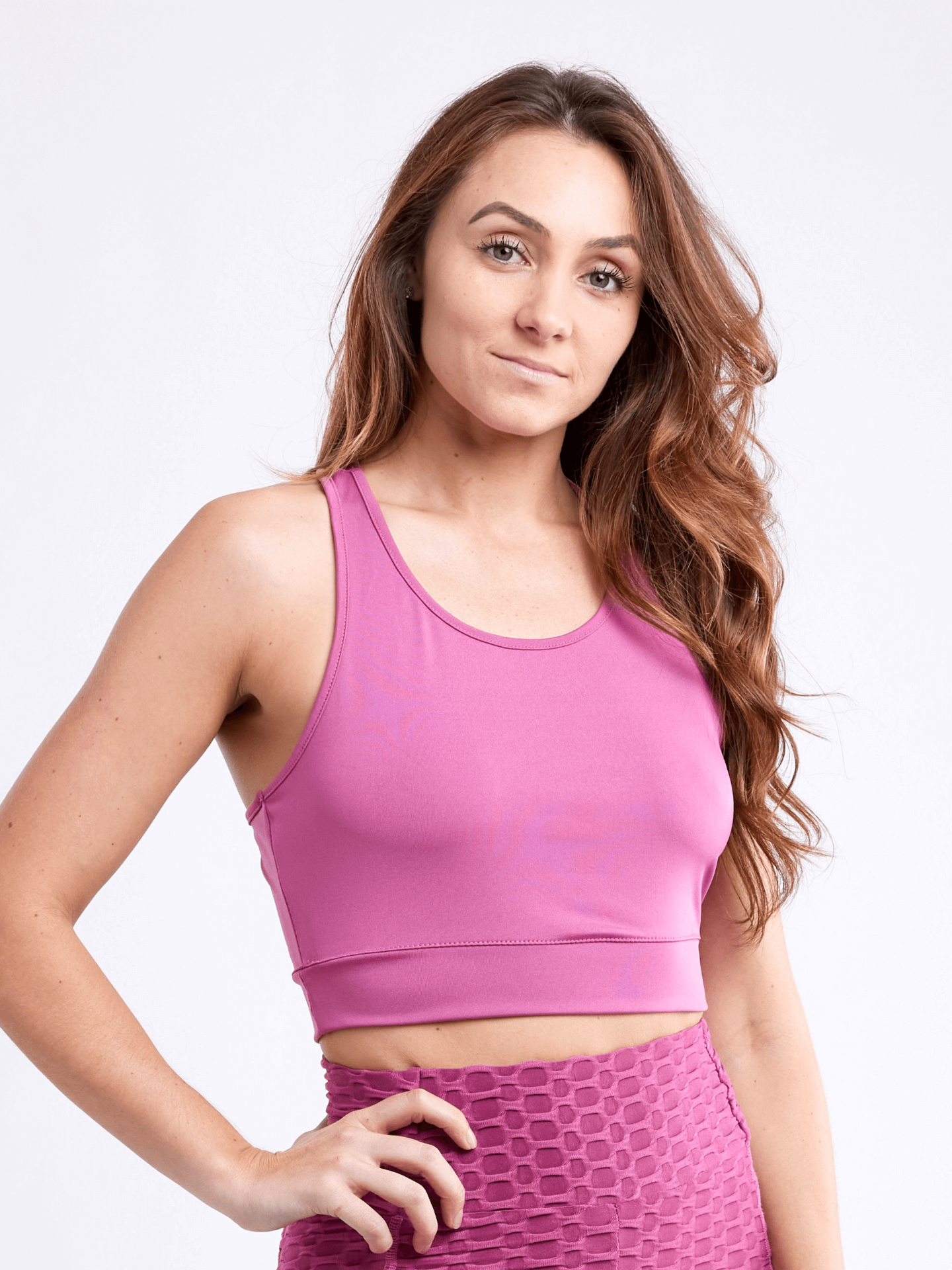 Racerback Lightweight Training Crop Tank Top - Comfortable and Stylish - Picture 16 of 18