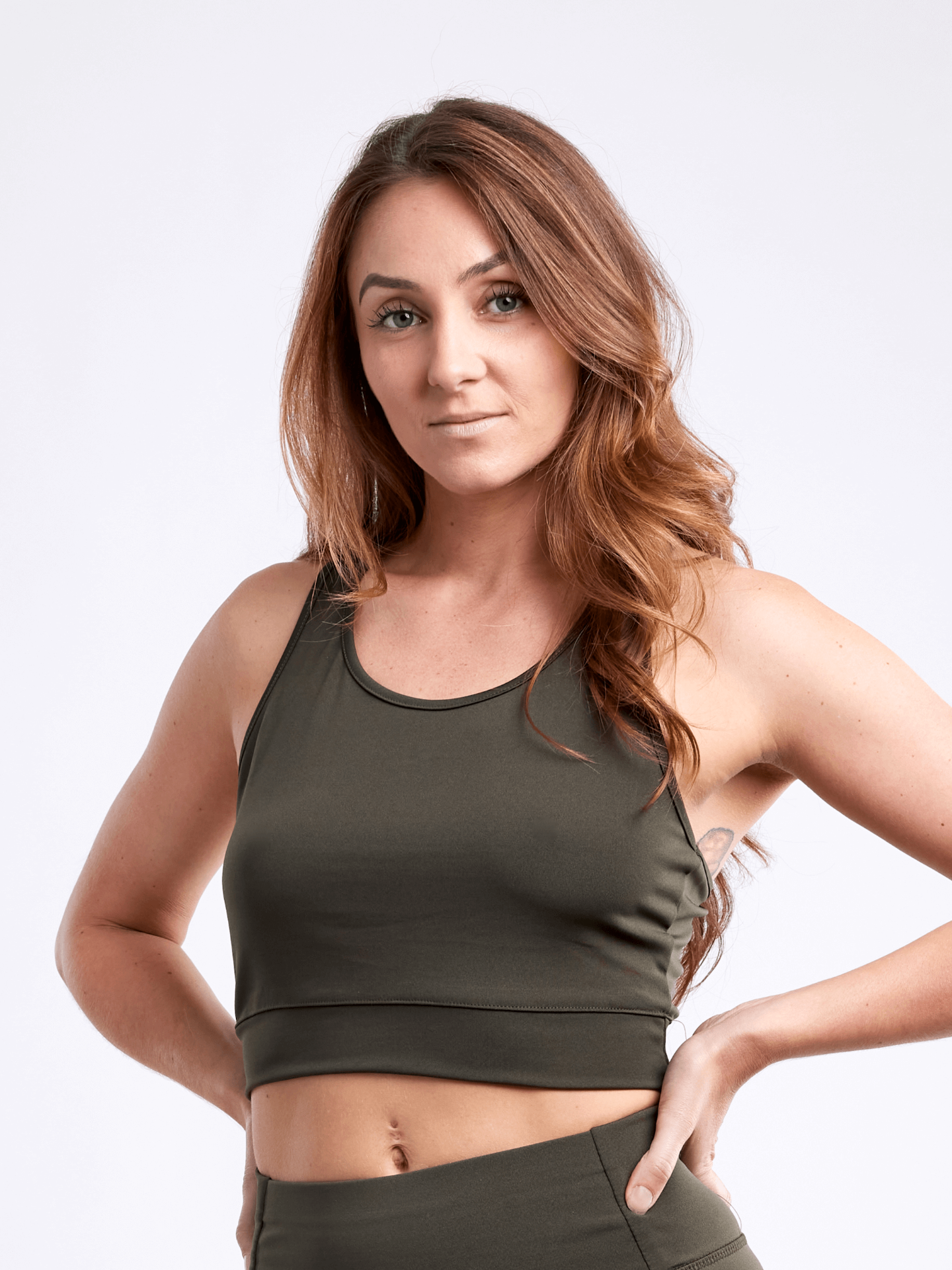 Racerback Lightweight Training Crop Tank Top - Comfortable and Stylish - Picture 15 of 18